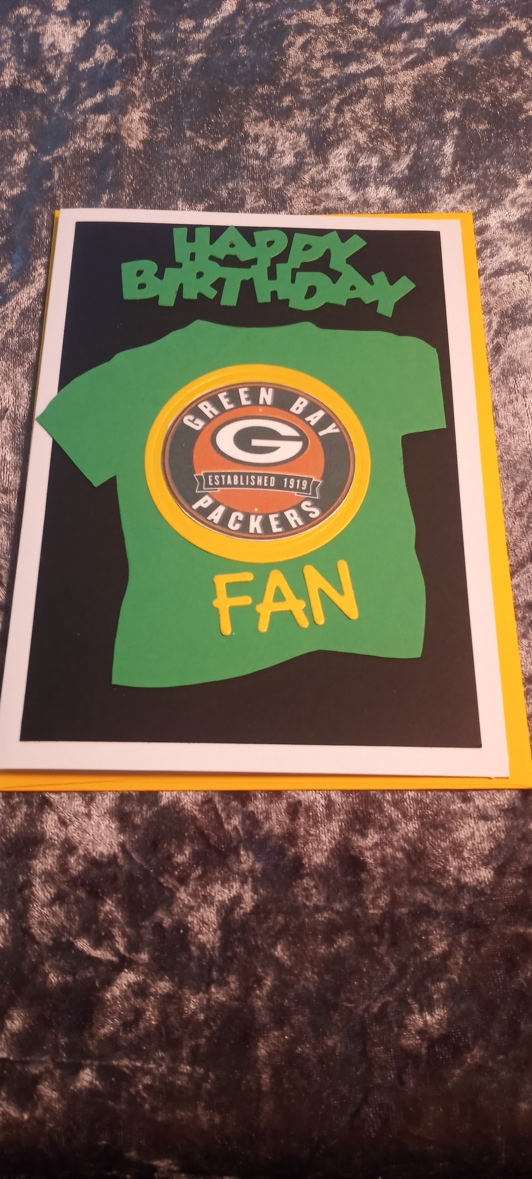 Green Bay Packers Birthday Card