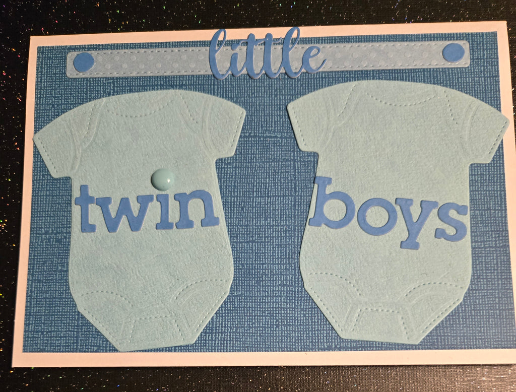 Twin Boys Greeting Card