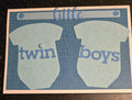 Twin Boys Greeting Card