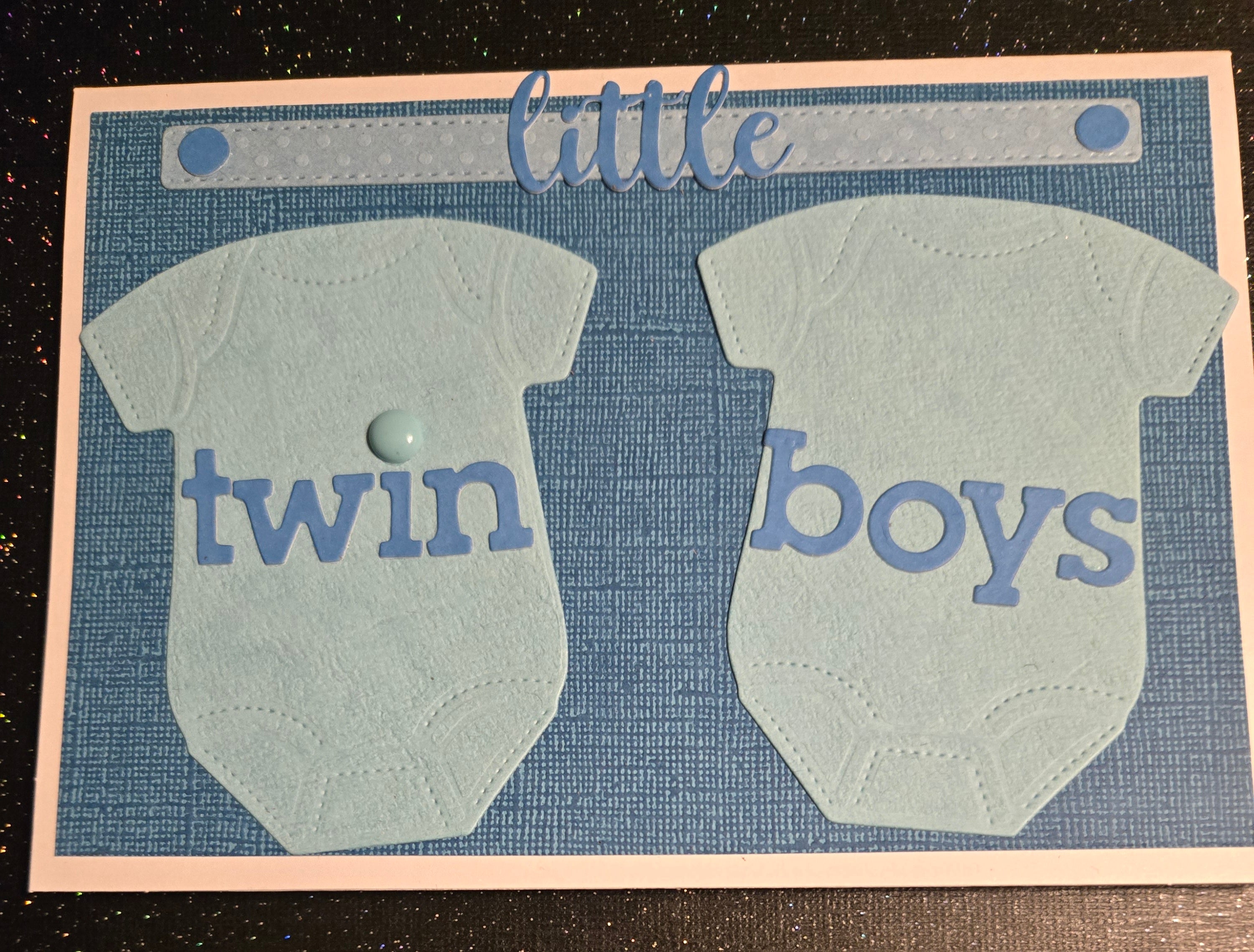 Twin Boys Greeting Card
