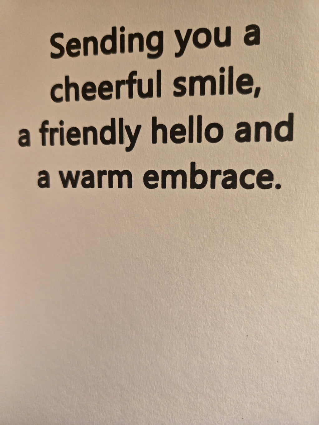 Hello Greeting Card