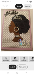 Queen Birthday Card