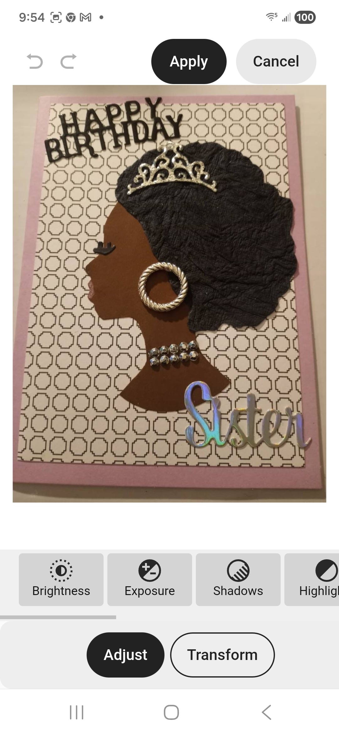 Queen Birthday Card