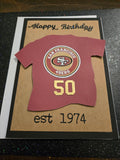 49ers Birthday Card