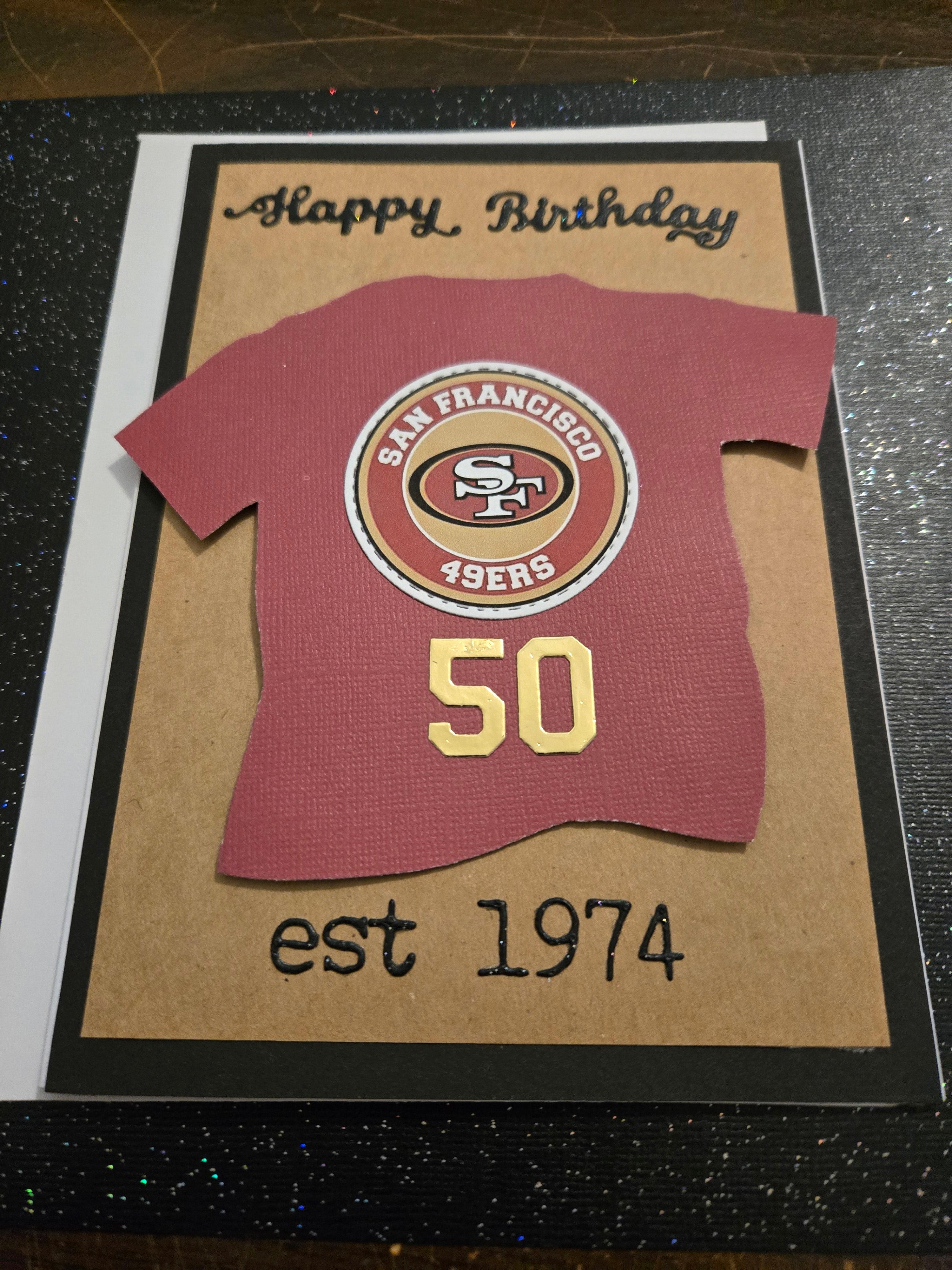 49ers Birthday Card